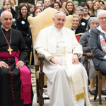 General Superiors former and present and Assistant Councilors have an audience with Pope Francis