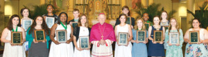 Cabrini's Sacher and Wohlgemuth Receive St Timothy Service Awards photo cr