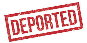 "Deported" stamp