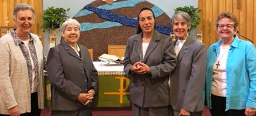 Sisters at the Mother Cabrini Shrine