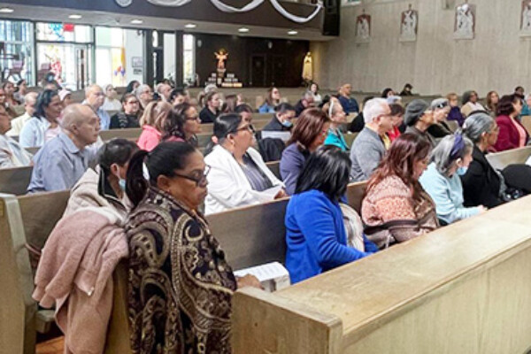 Eucharistic Ministers Gather at St. F.X. Cabrini Shrine