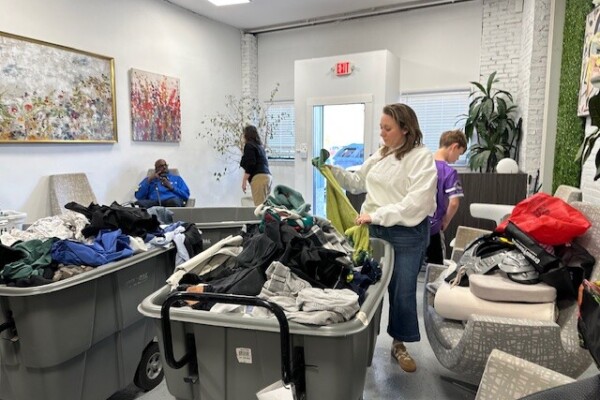 Thumbs Up for Cabrini U CAVS Day of Service