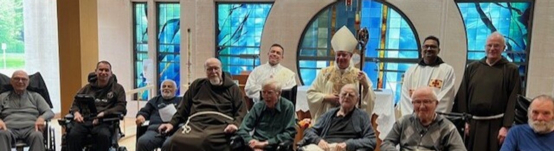 Priests and religious brothers attend renewal of vows at St. Cabrini Slide 3