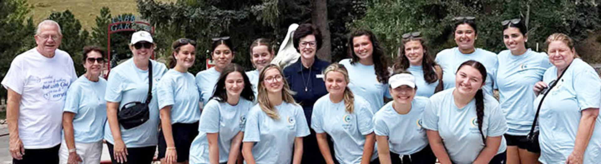 Cabrini High School student leaders at Mother Cabrini High School Slide 2
